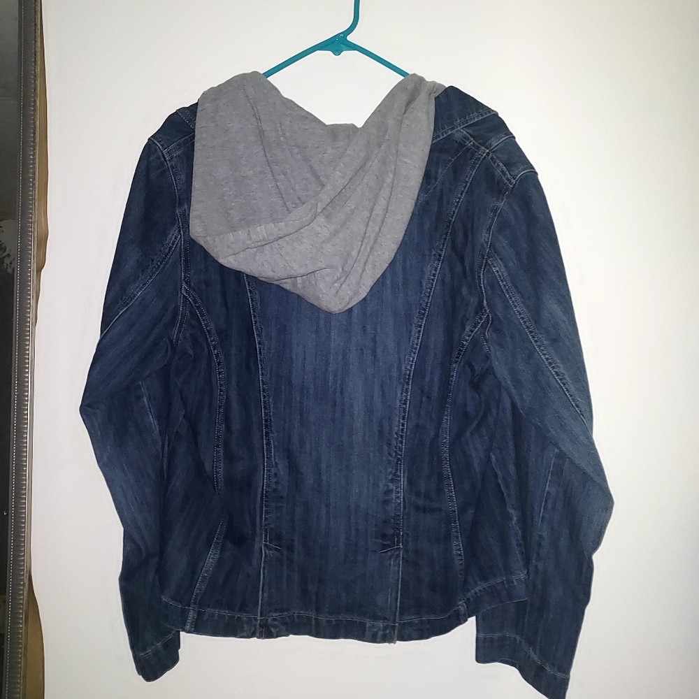 Sonoma Dark Blue Denim Jacket with Hood - Picture 2 of 3